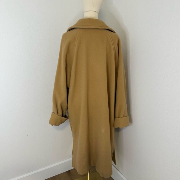 [Sandro] Vintage Camel Trench Coat - Size 16 - Picture 9 of 10